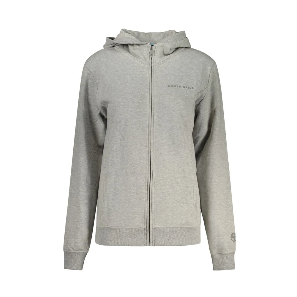 North Sails Women's Gray Grigio Cotton Hoodie