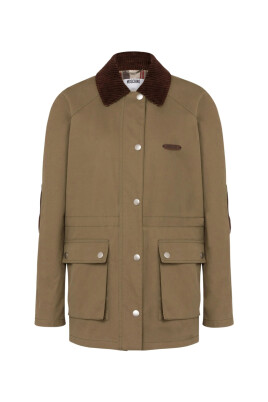 manteau-vert-kaki-avec-col-en-velours-cotele