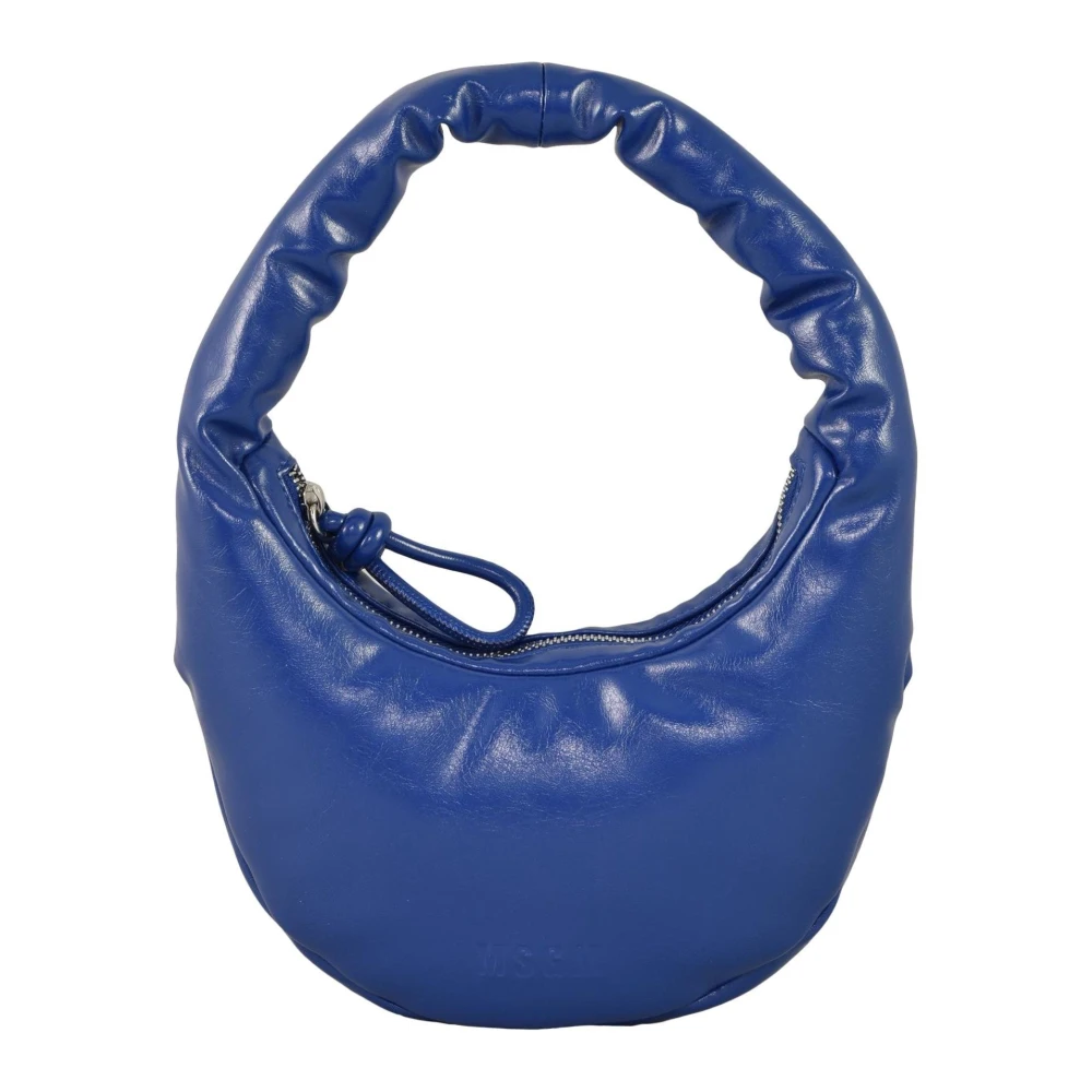 Msgm Stijlvolle PU Tas Blue Dames