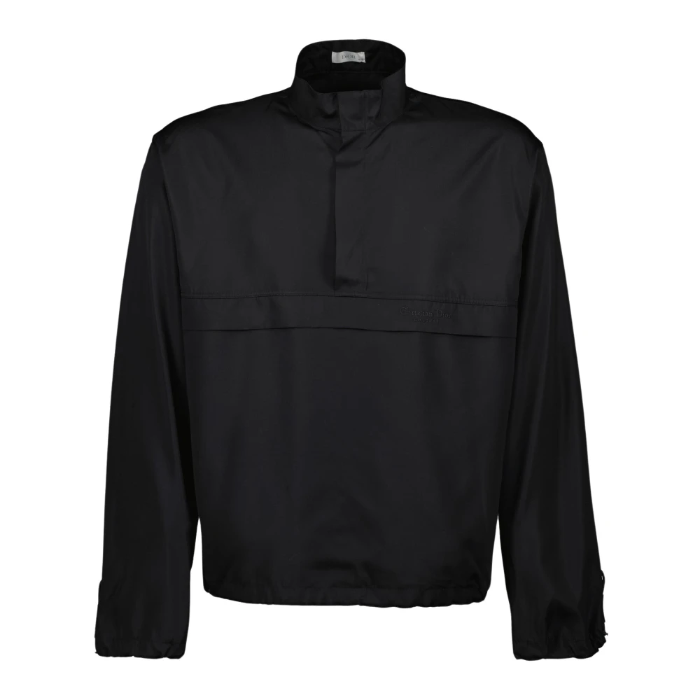 Dior Geborduurde windjack Lente-Zomer 2025 Black Heren