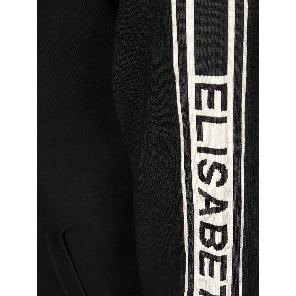 Elisabetta Franchi Gebreide Trui Black Dames