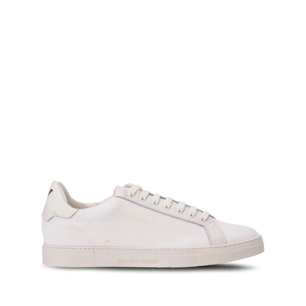 Emporio Armani Uomo Bianco Scarpe, 45 Eu, New,