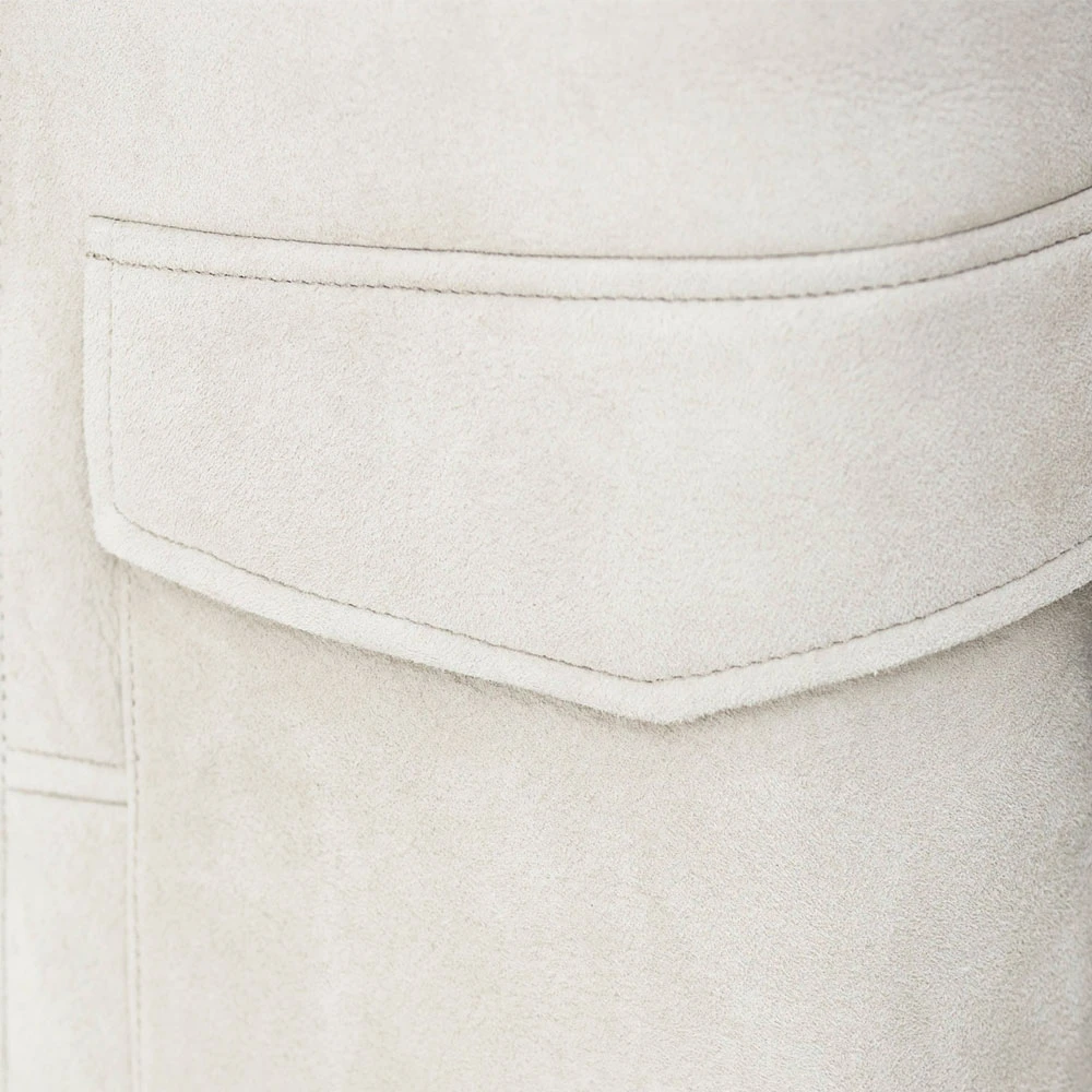 Dondup Shearling jas met shearling kraag Beige Heren