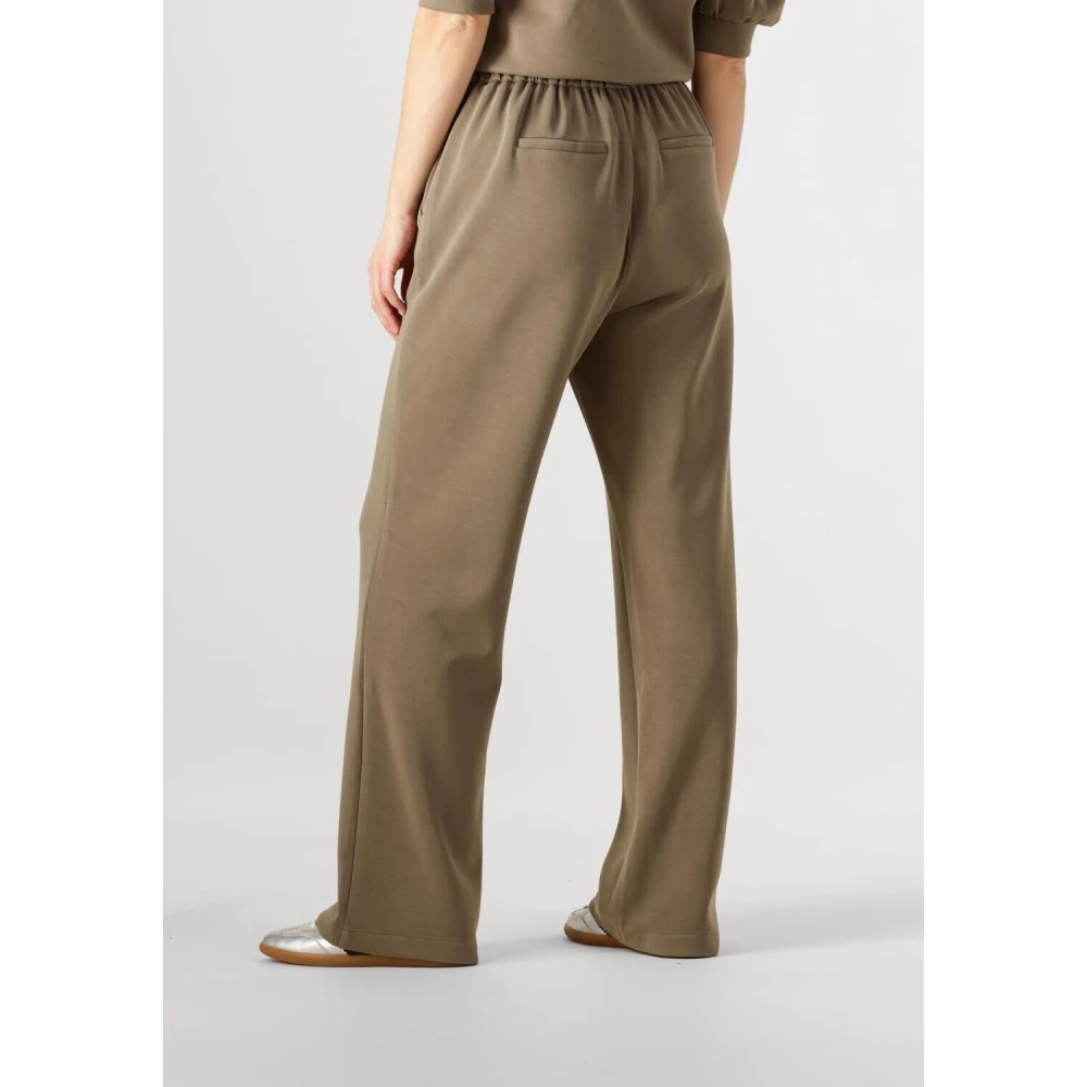 Notre-v Olijfgroene Stijlvolle Pantalons Brown Dames