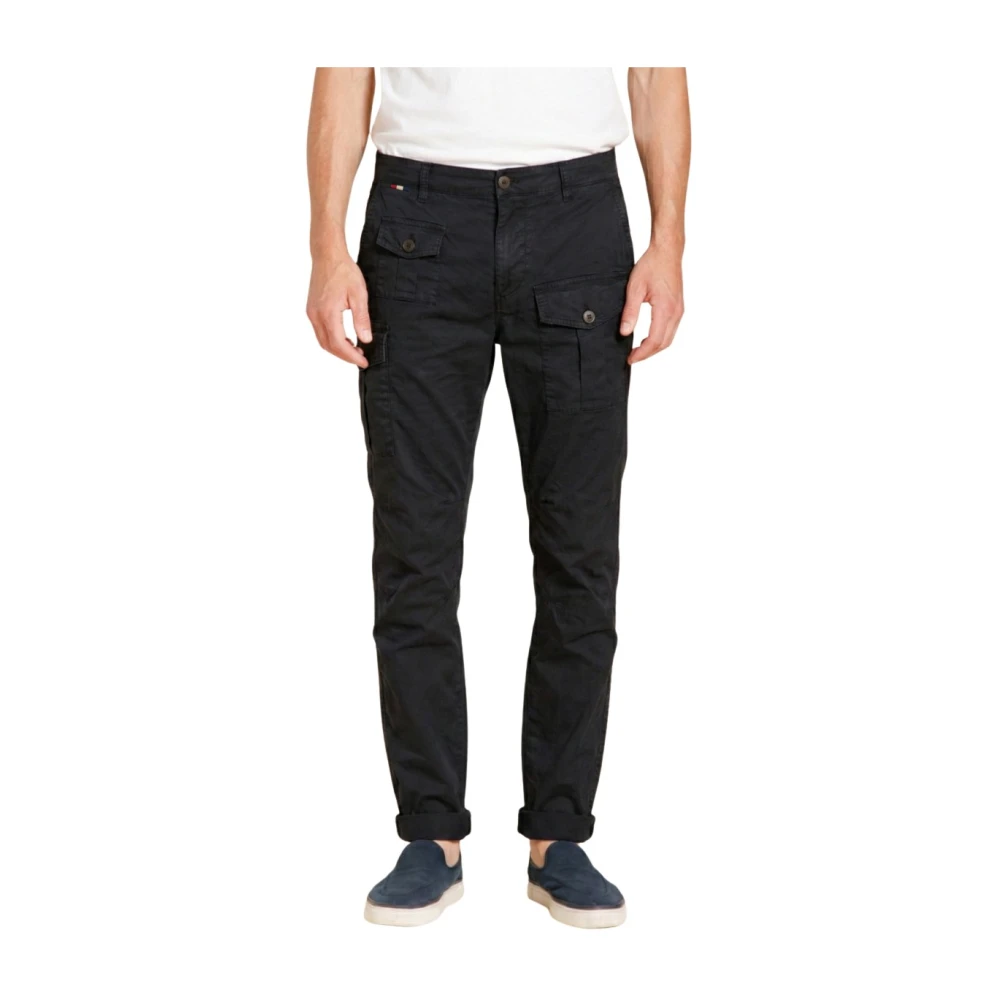 Mason's Mannelijk Zwart Broeken Heren, Xl, Katoen, George Coolpocket Cargo Broek