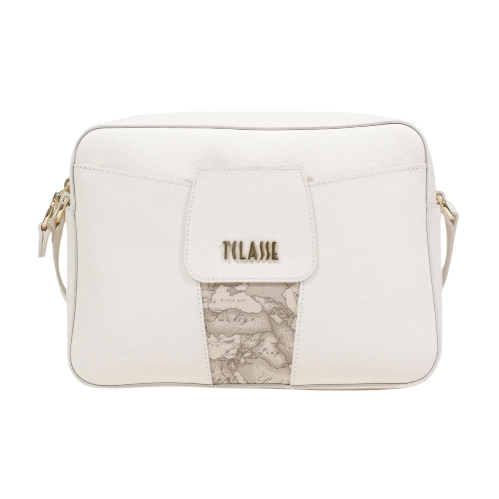 Alviero Martini 1A Classe White Reporter Shoulder Bag - Female - Cross Body Bags - One Size - Bags