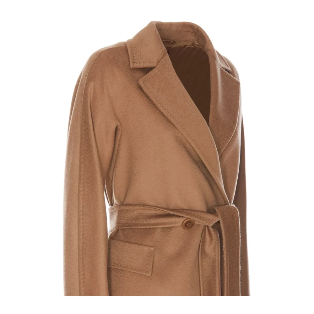 Max Mara Studio Bruine Brado Jassen voor Vrouwen Brown Dames