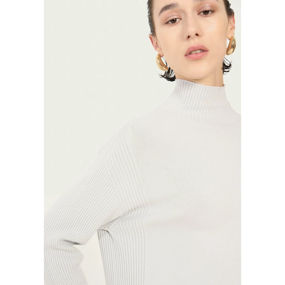 Vicario Cinque Kraterhals Sweater Blue Dames