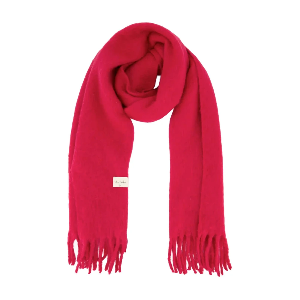 Zusss Stijlvolle Sjaal met Uniek Ontwerp Pink Dames