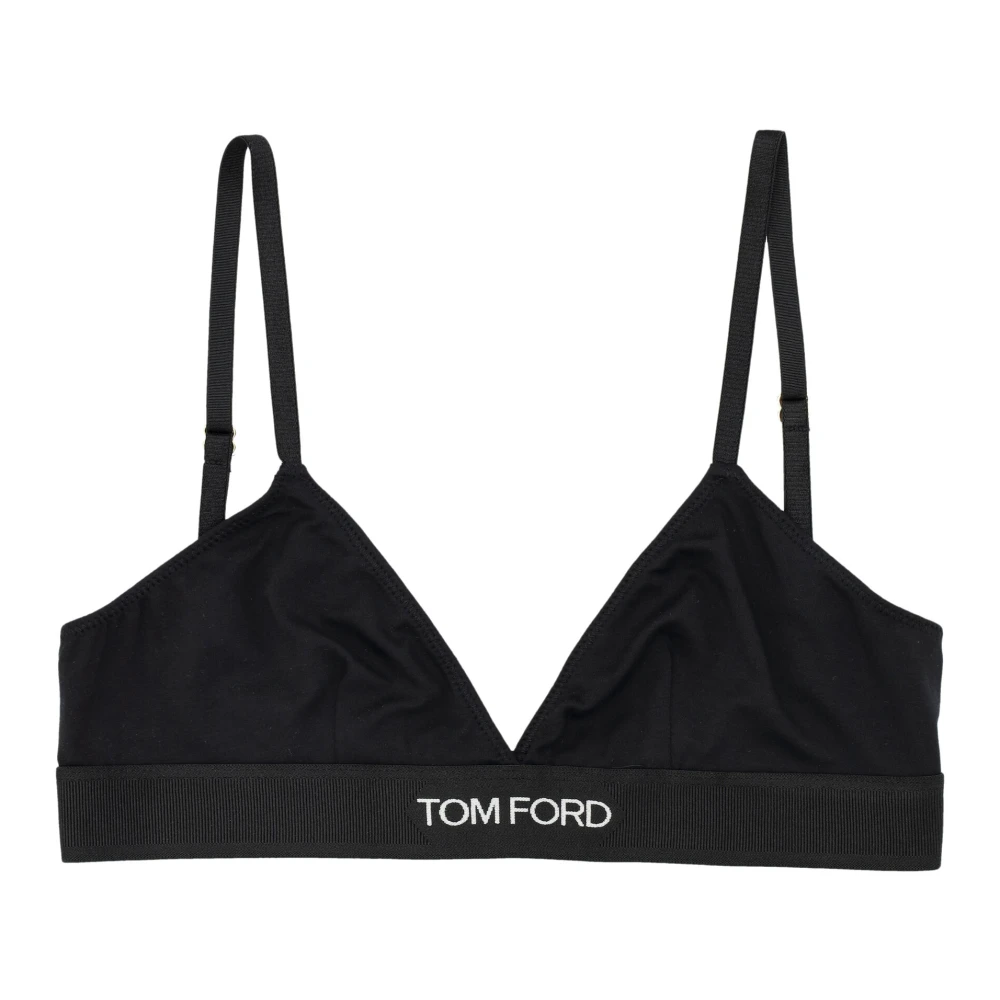 Tom Ford Women's Black Modal Signature Bra - Bras - Xs - Underwear
