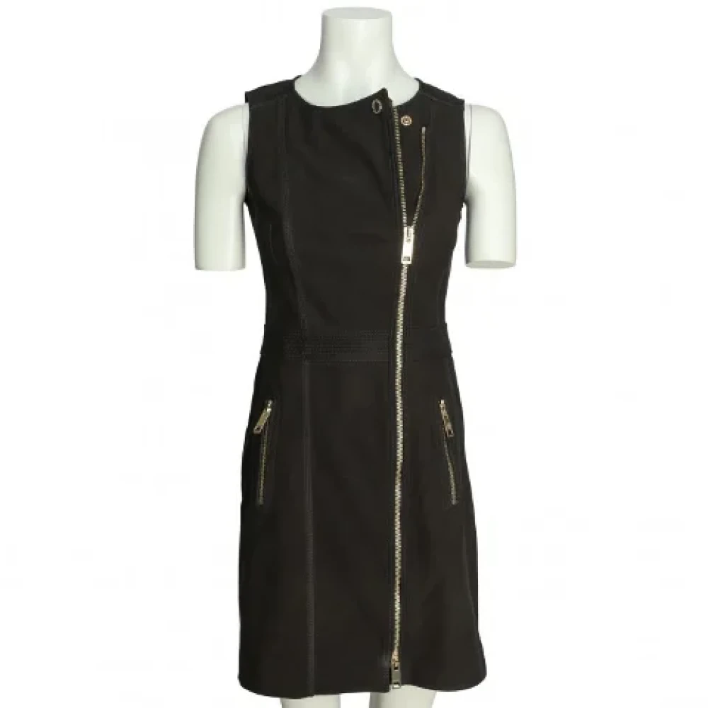 Burberry Vintage Pre-owned Leather dresses Black Dames
