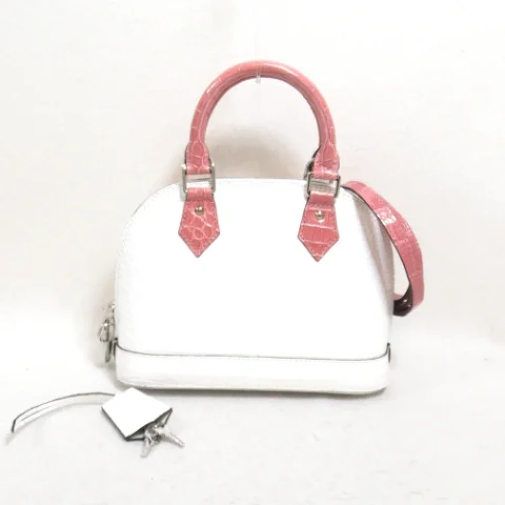 Louis Vuitton Vintage Pre-owned Plastic shoulder-bags White Dames