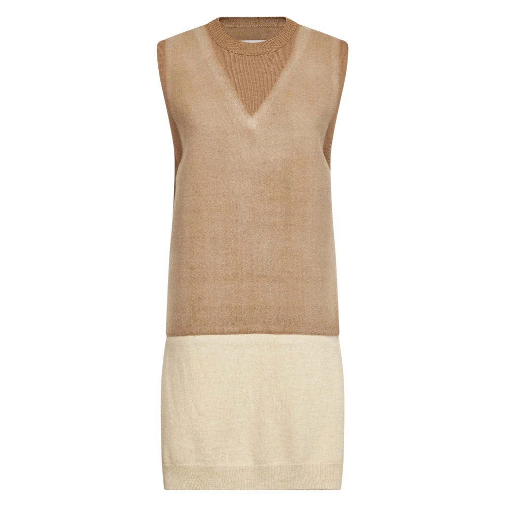 Maison Margiela Donna Beige Abiti, M, New,