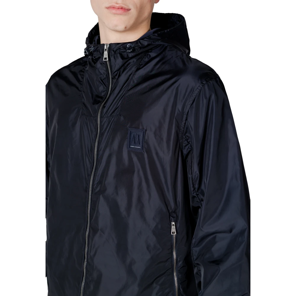Armani Exchange Box Logo Jas Blue Heren