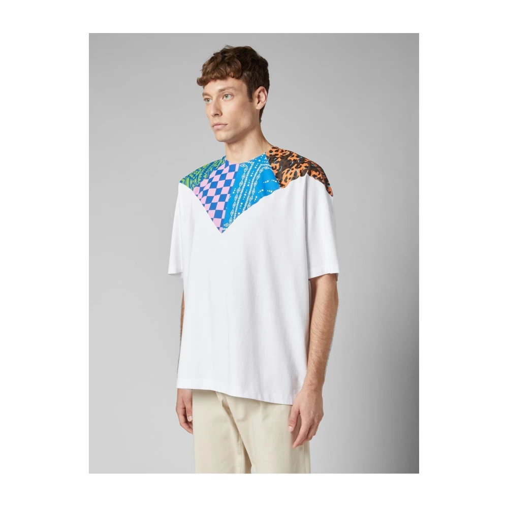 Marcelo Burlon Katoenen T-shirt White Heren