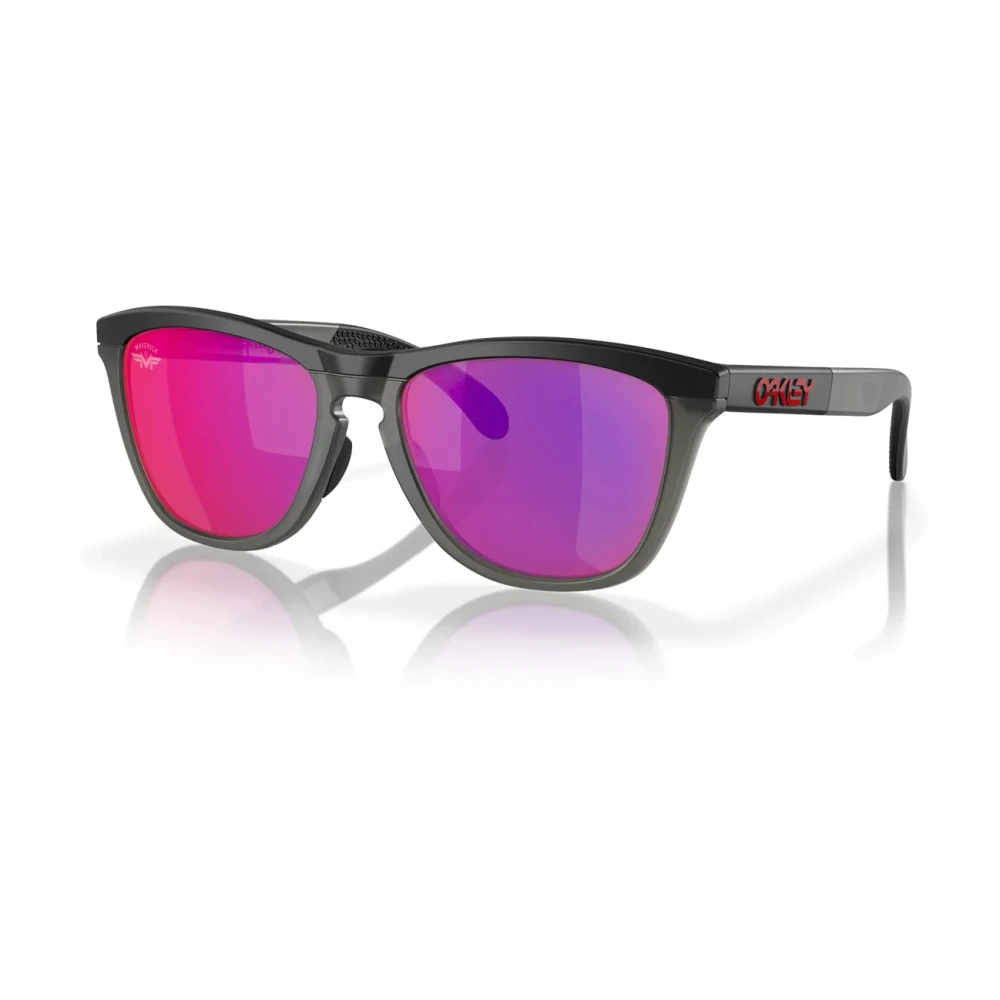 Oakley Unisex Black Sunglasses, 57 Mm, Frogskins Range Sunglasses Prizm Road