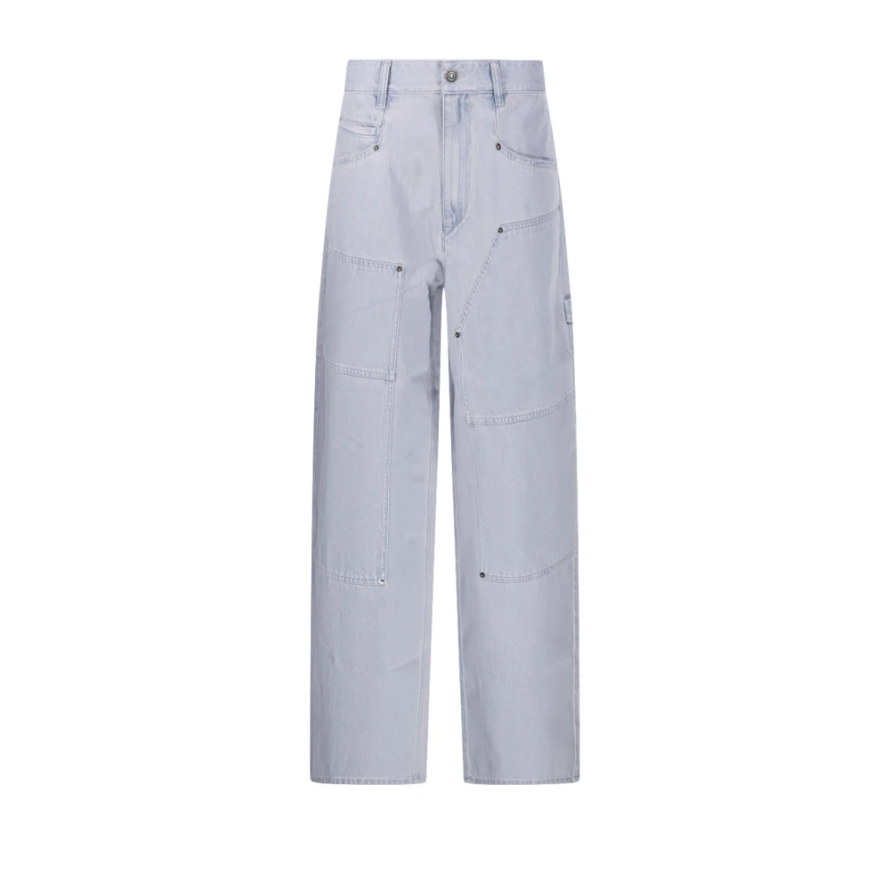 Isabel Marant Étoile Lichtblauwe Ophra Jeans Blue Dames