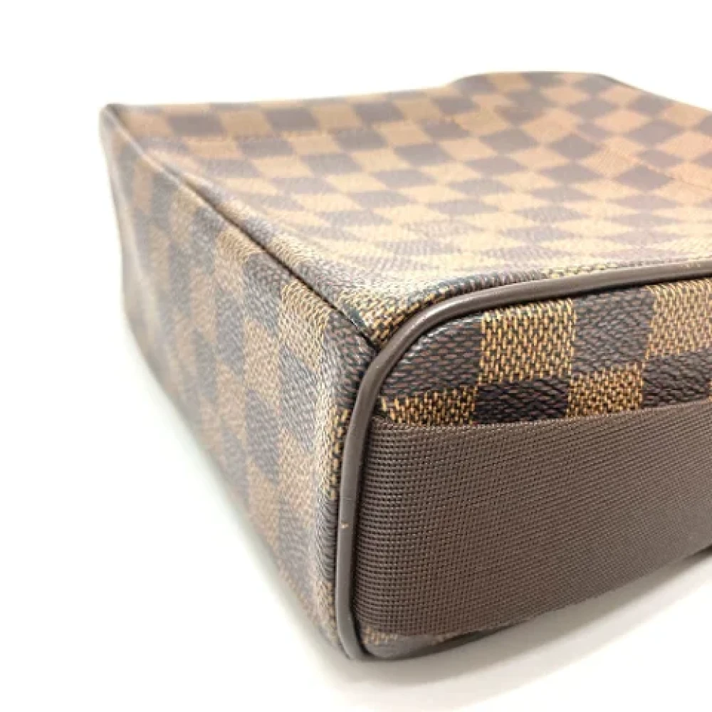 Louis Vuitton Vintage Pre-owned Cotton louis-vuitton-bags Brown Dames