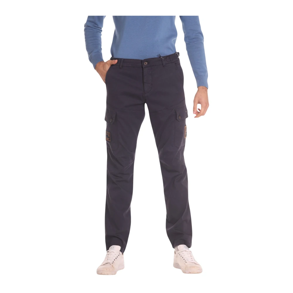 Aeronautica militare Militaire Stijl Broek Blue Heren