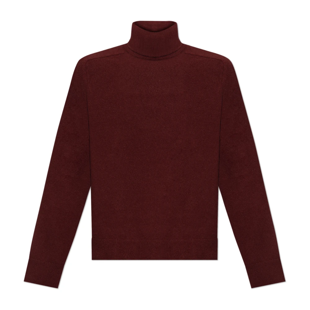 Maison Margiela Wollen Turtleneck Red Heren