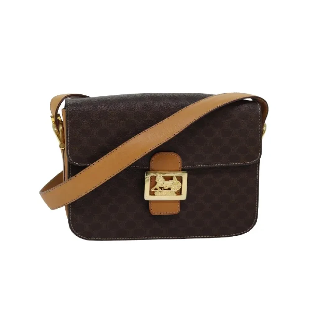 Celine Vintage Pre-owned Plastic celine-bags Brown Dames