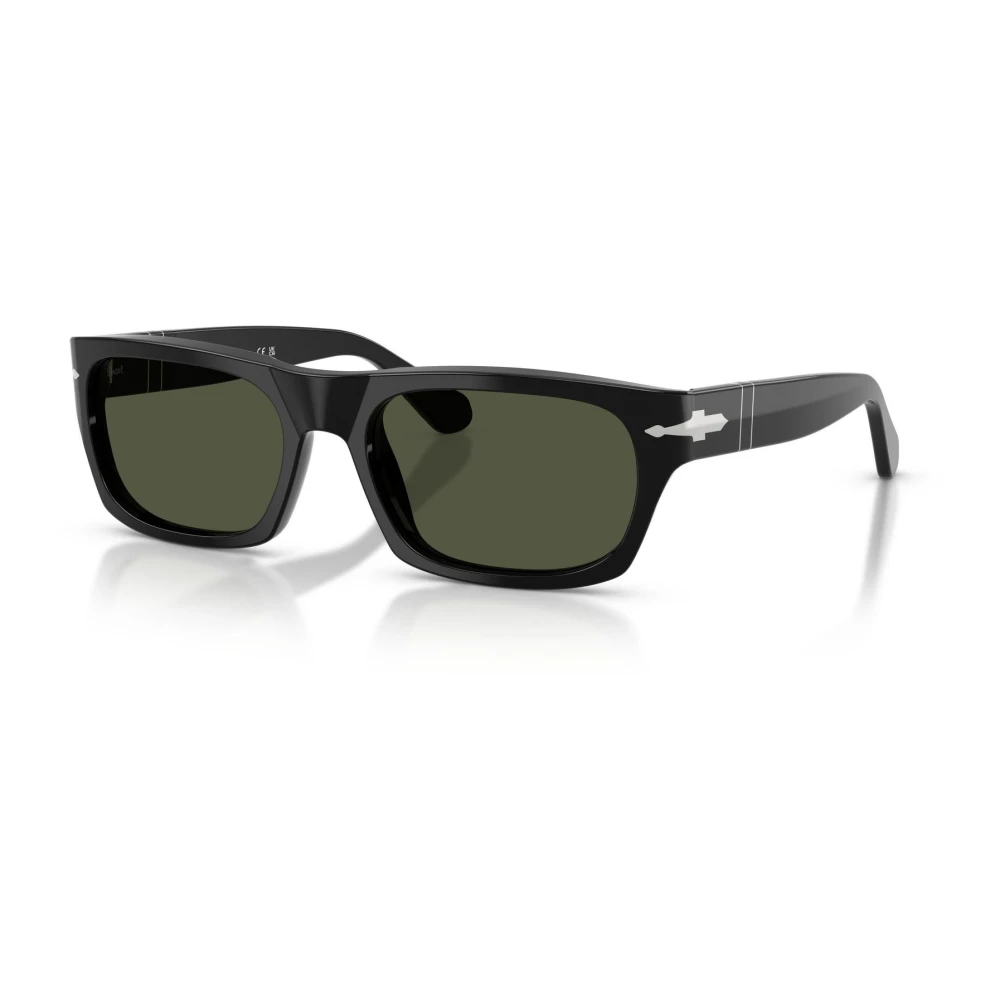 Persol , Sunglasses, Male, Black, 55 Mm, Po3398s Rectangle Sunglasses