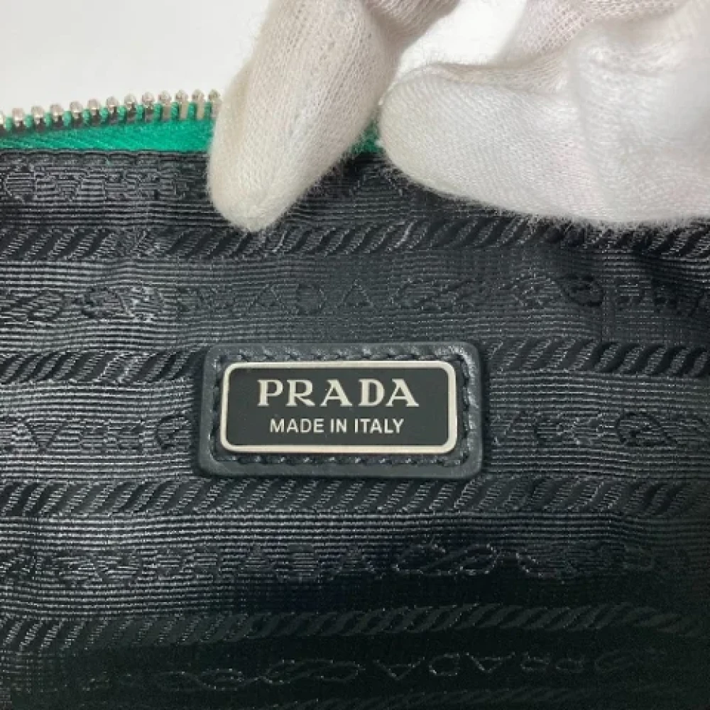 Prada Vintage Pre-owned Fabric prada-bags Green Dames