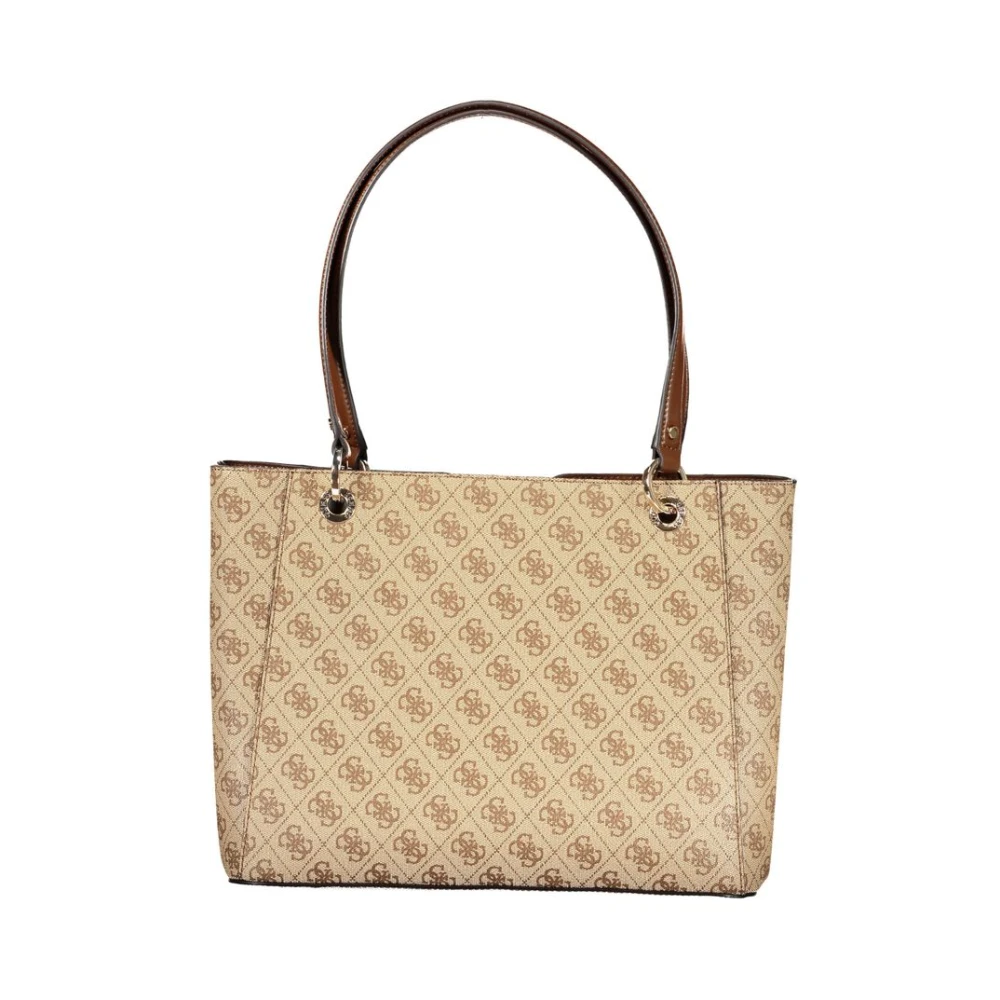 Guess Beige Handtas Polyethyleen | Stijlvol Model Beige Dames