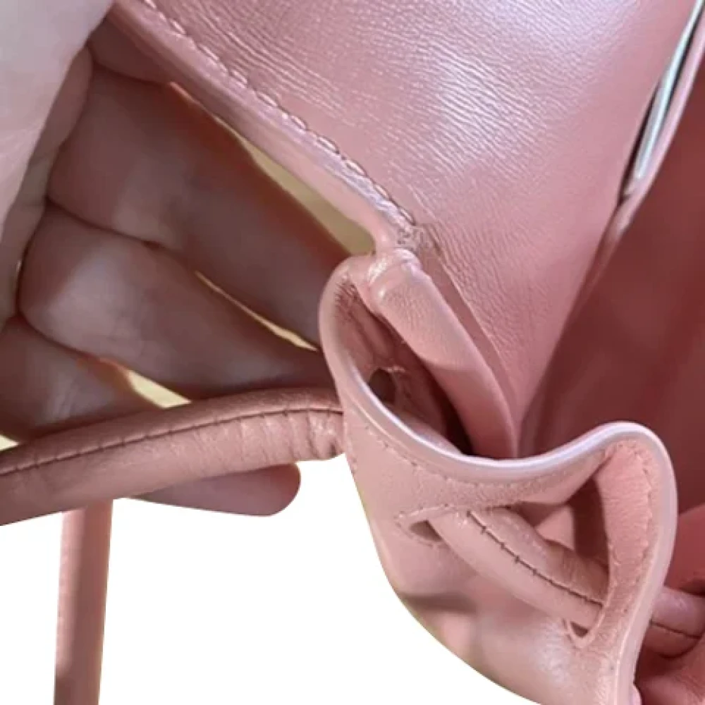 Bottega Veneta Vintage Pre-owned Leather shoulder-bags Pink Dames