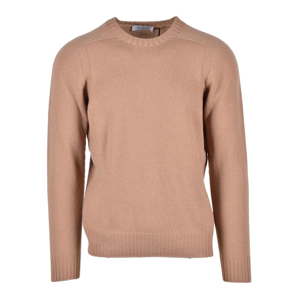 Gran Sasso Zuivere Wollen Trui Beige Heren