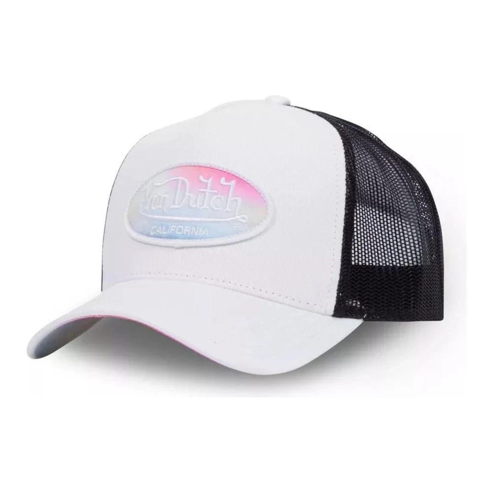 Von Dutch Pastel Witte Trucker Cap White Heren