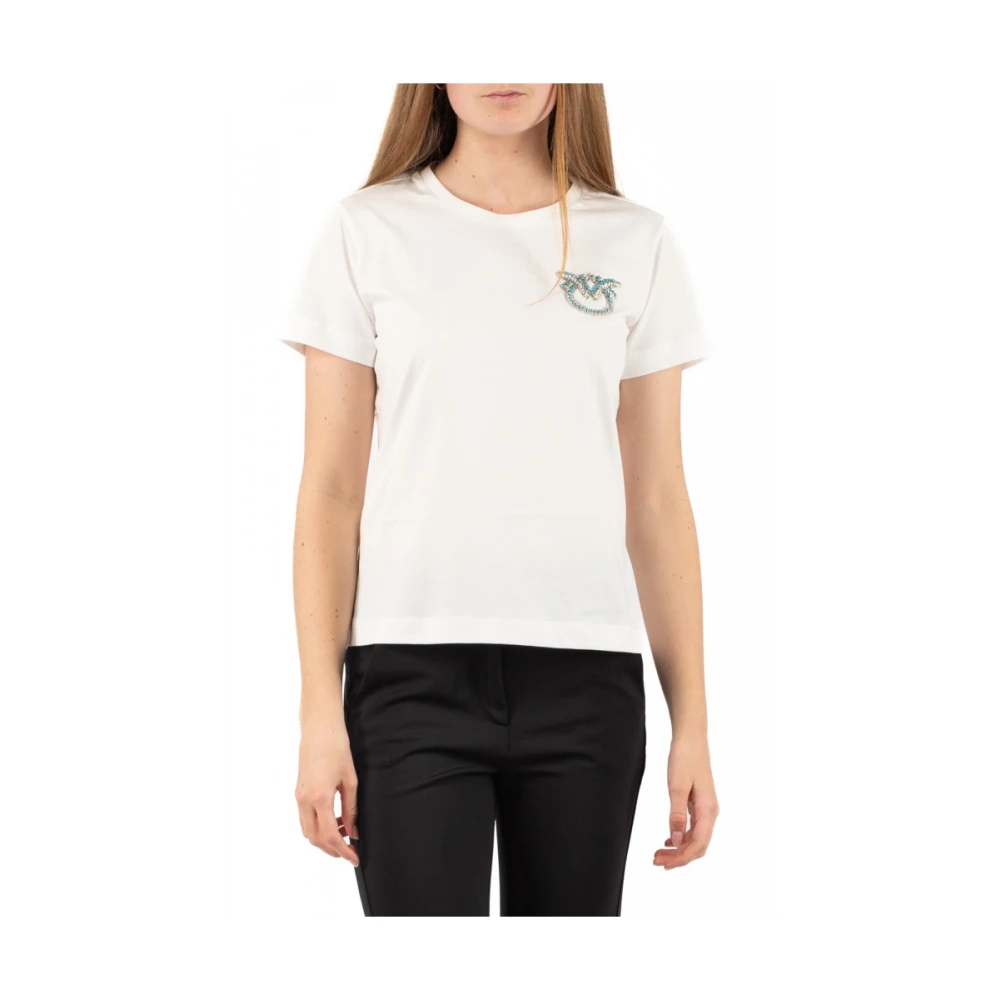 Pinko Wit T-shirt en Polo White Dames