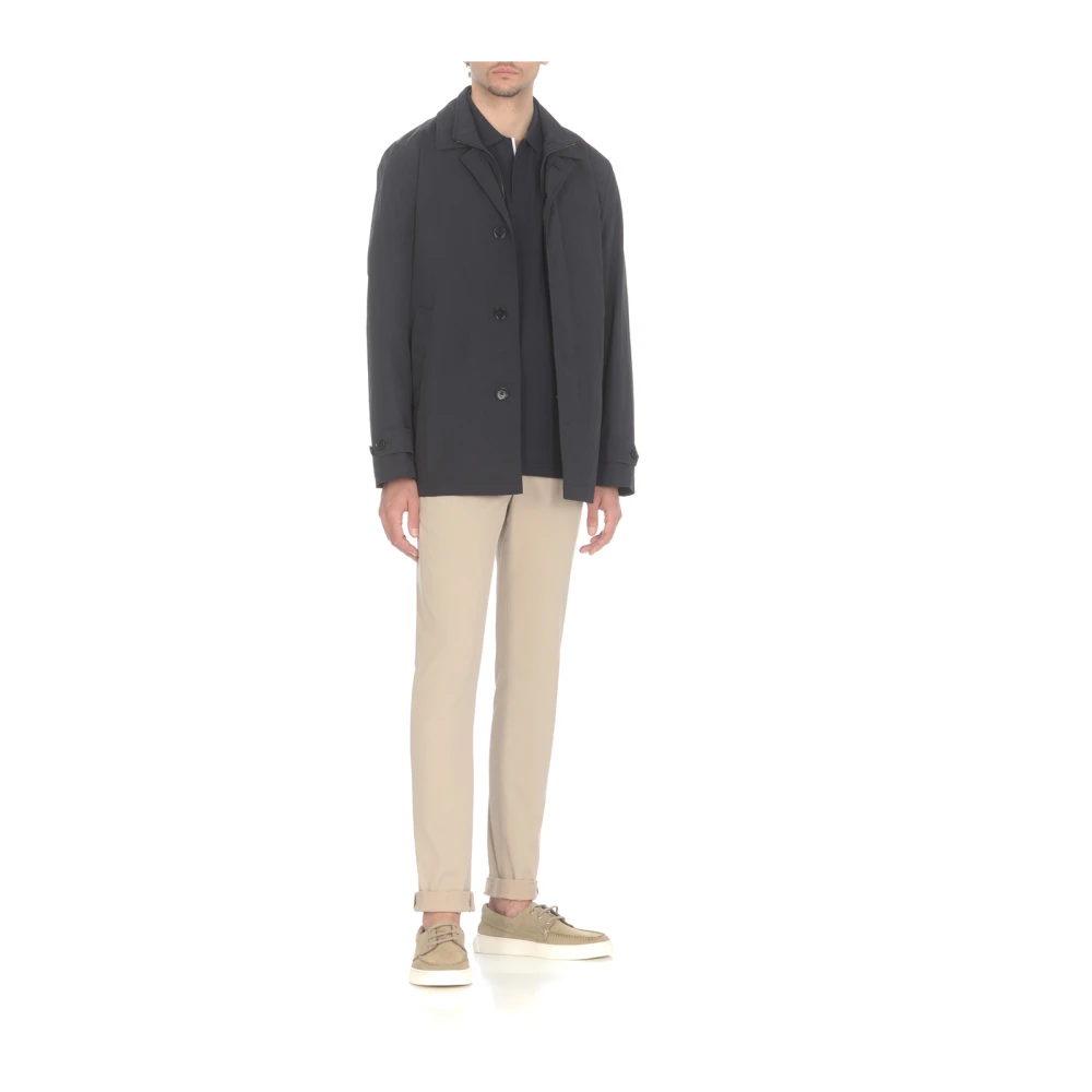 Fay Light Jackets Blue Heren