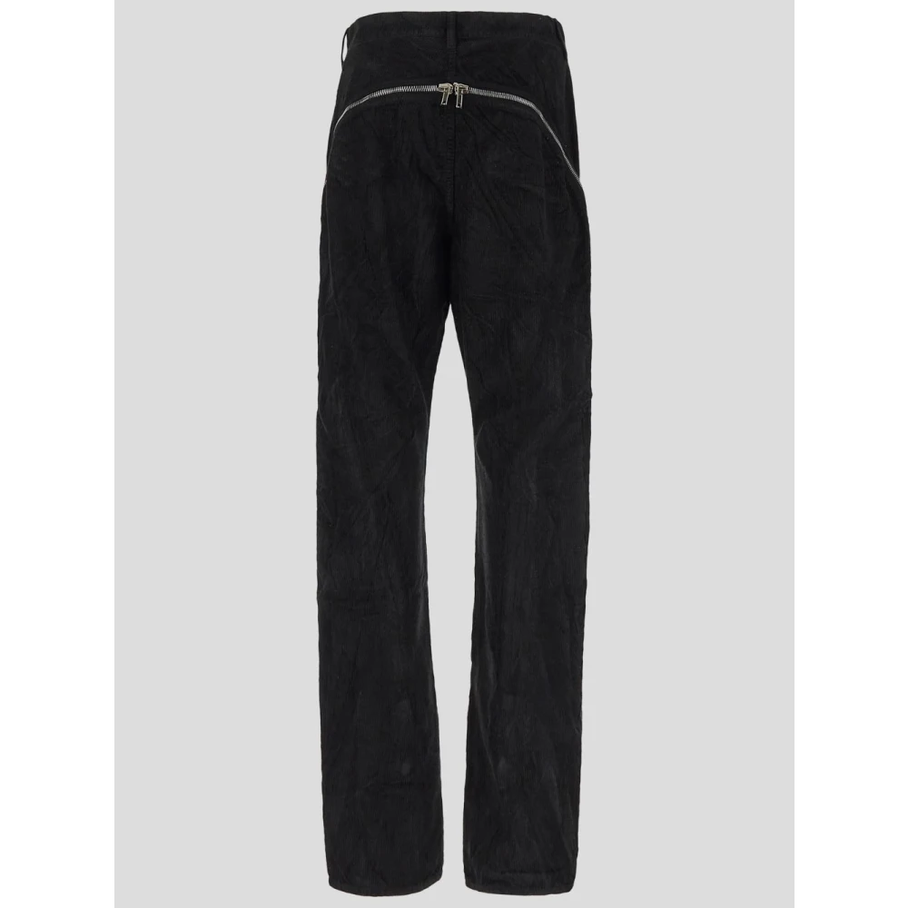 Rick Owens Katoenen Broek met Bolan Banana Stijl Black Heren