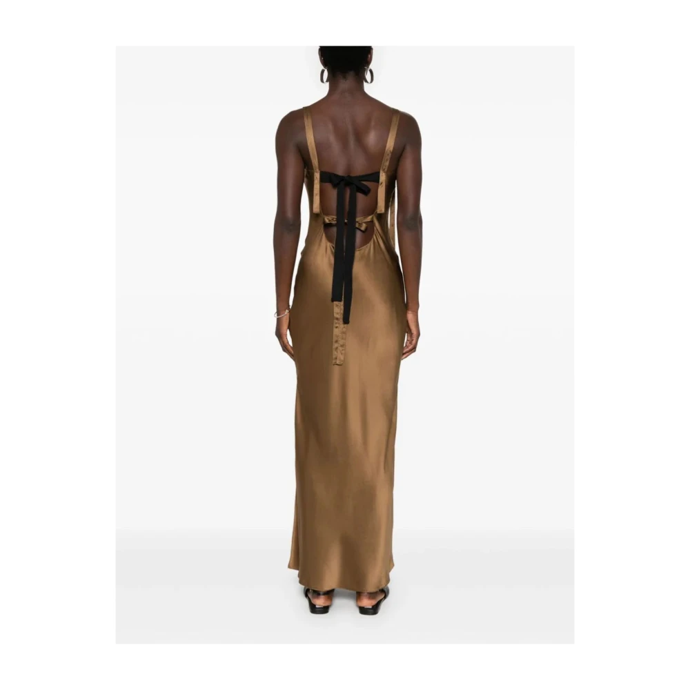 The Garment Olijf String Jurk Green Dames