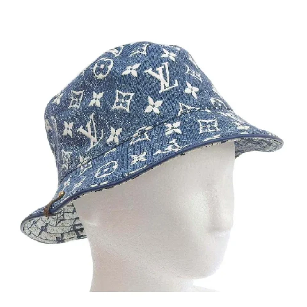 Louis Vuitton Vintage Pre-owned Fabric hats Blue Dames