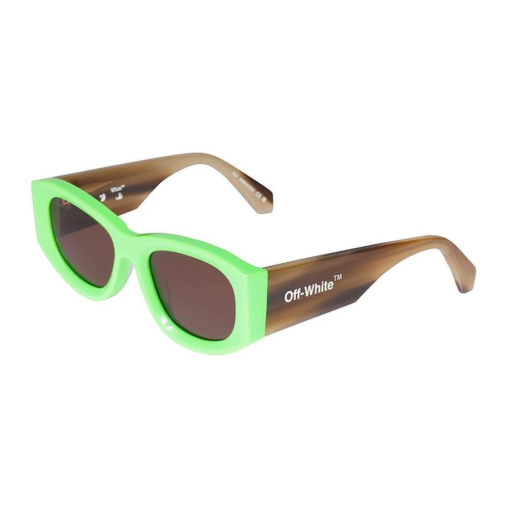 Off White Unisex Green/White Joan Sunglasses