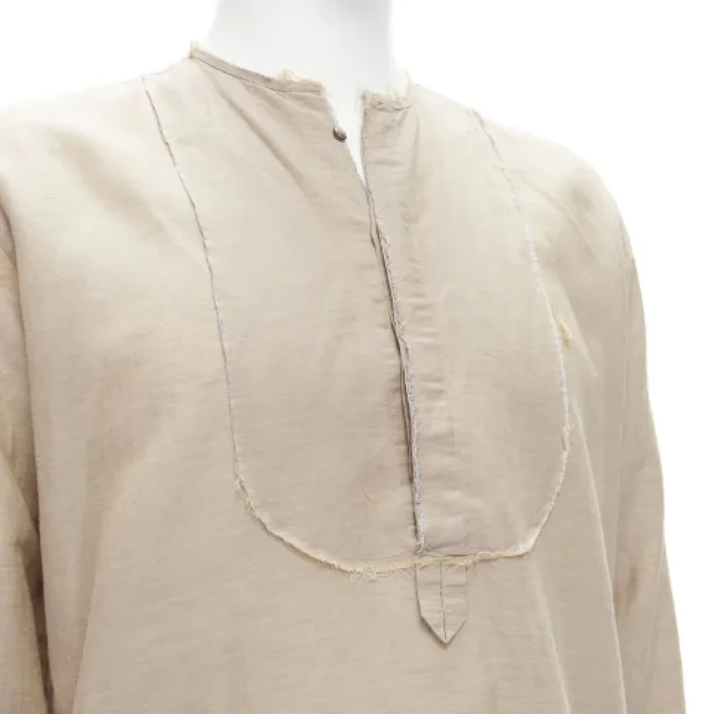 Fendi Vintage Pre-owned Cotton tops Beige Dames