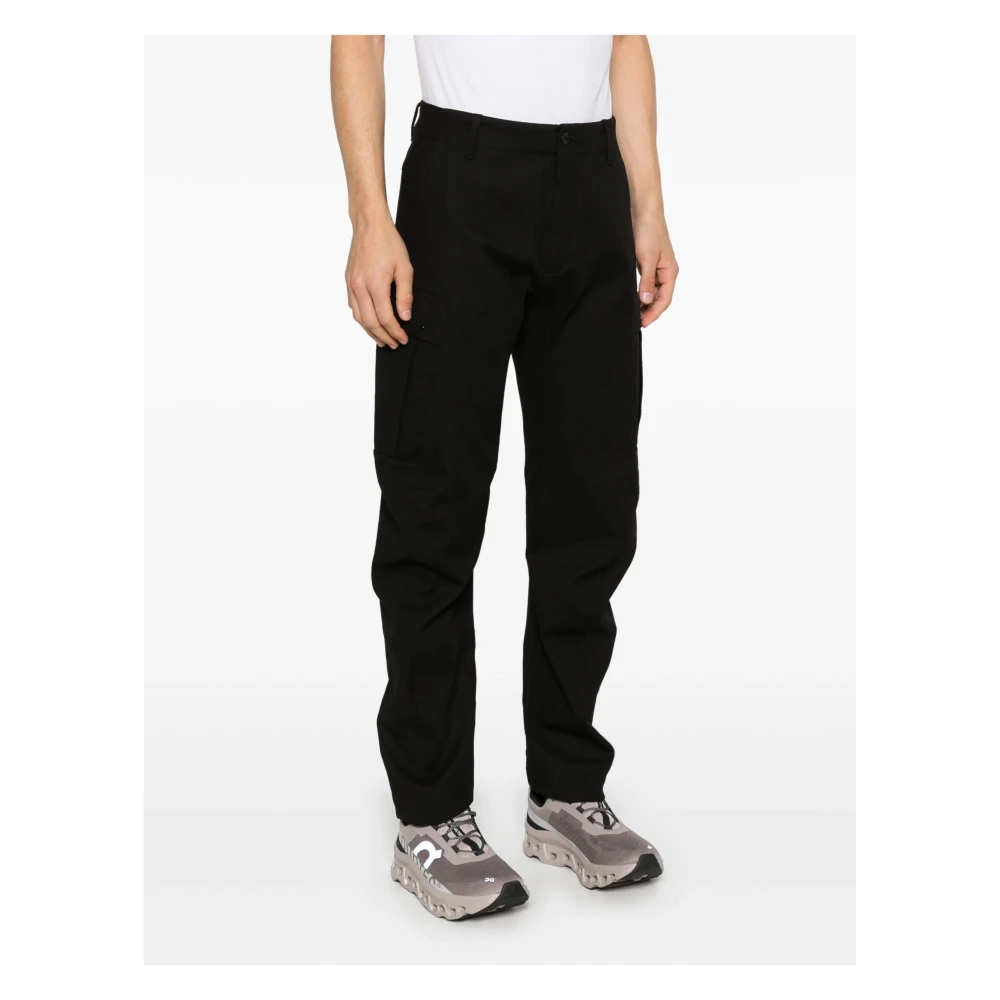 C.P. Company Cargo broek in stretchstof Black Heren