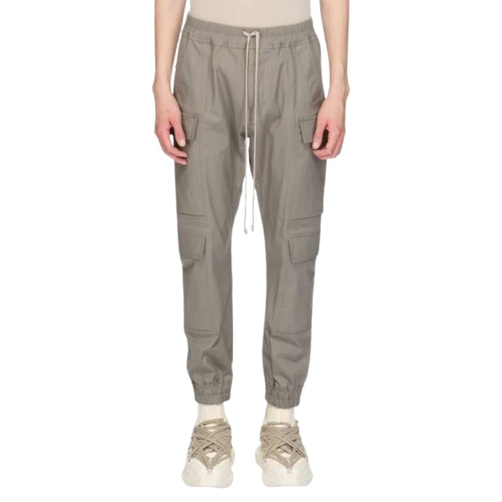 Rick Owens Men's Green Mastodon Megacargo Trousers - Sweatpants - L - Trousers