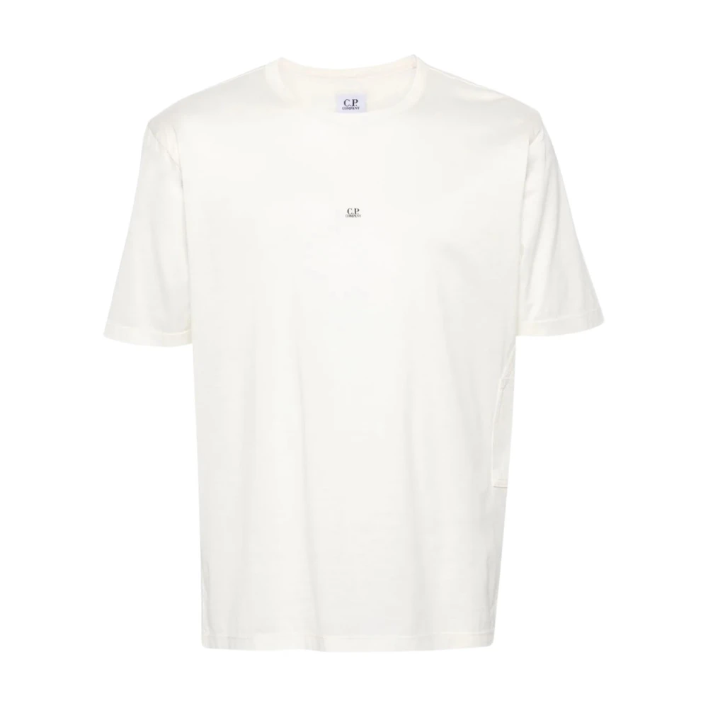 C.P. Company Witte T-shirts & Polos voor Mannen White Heren