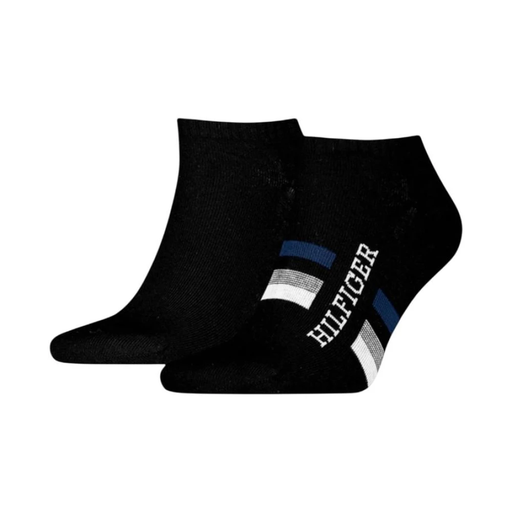 Tommy Hilfiger Men's Black Socks, S, Cotton Underwear
