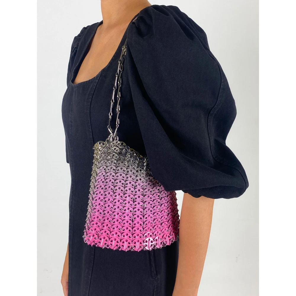 Paco Rabanne Metalen Chain-link Arty Tas Gray Dames