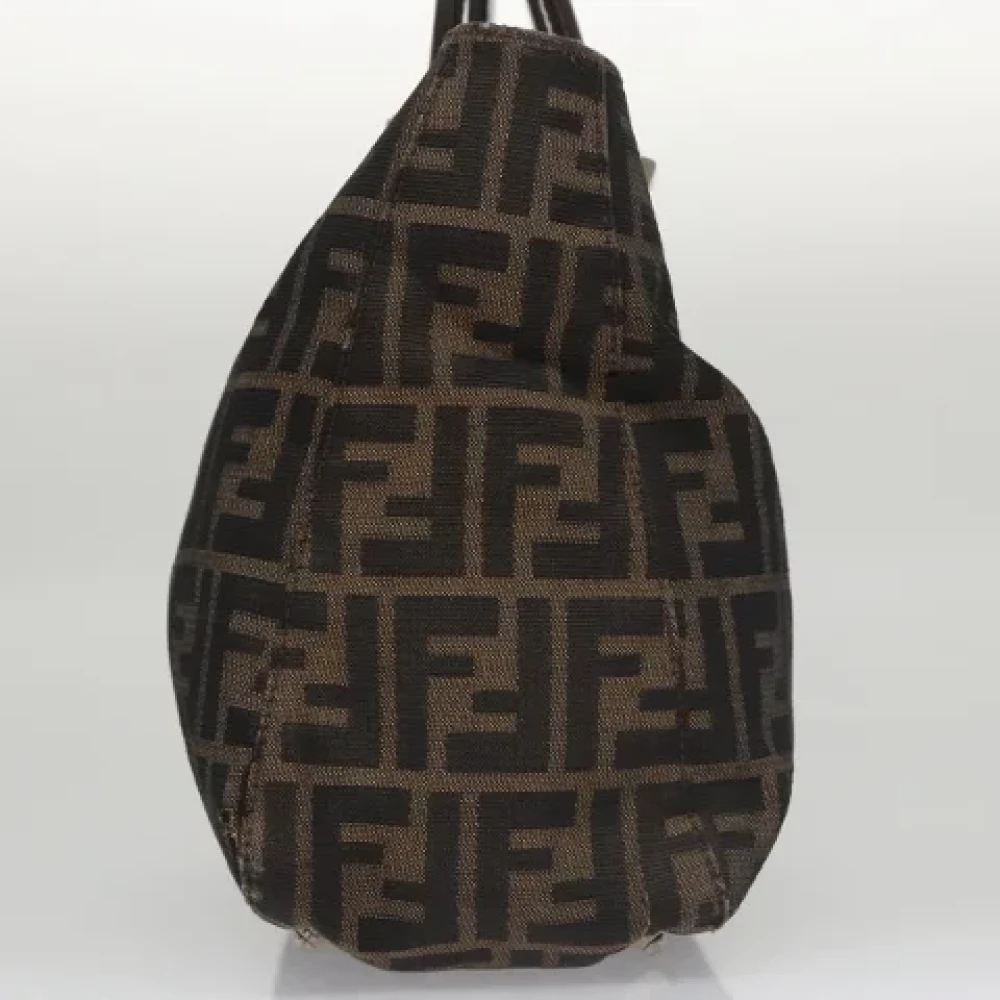 Fendi Vintage Pre-owned Canvas handbags Brown Dames