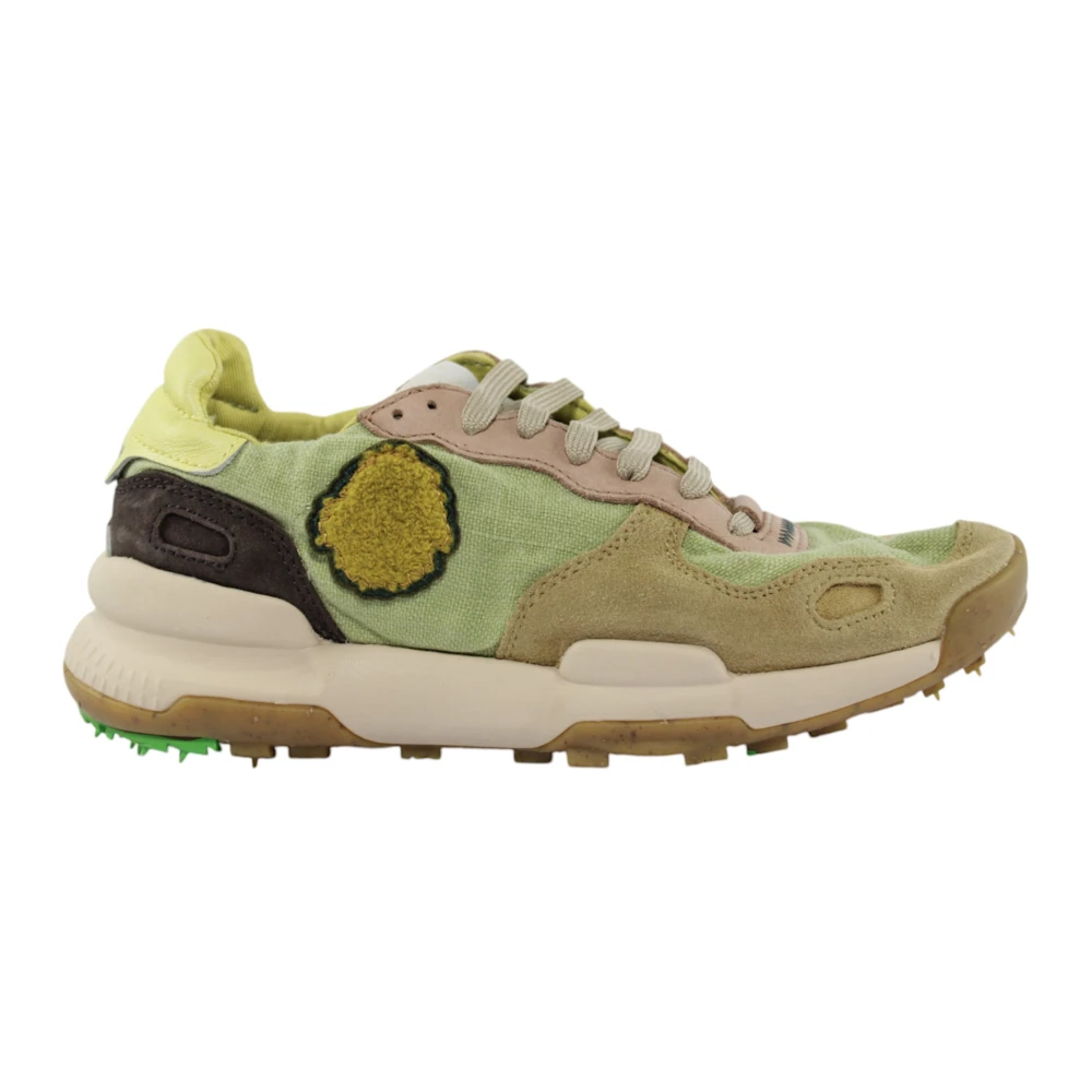 Satorisan Chacrona Linnen Dames Schoenen Groen