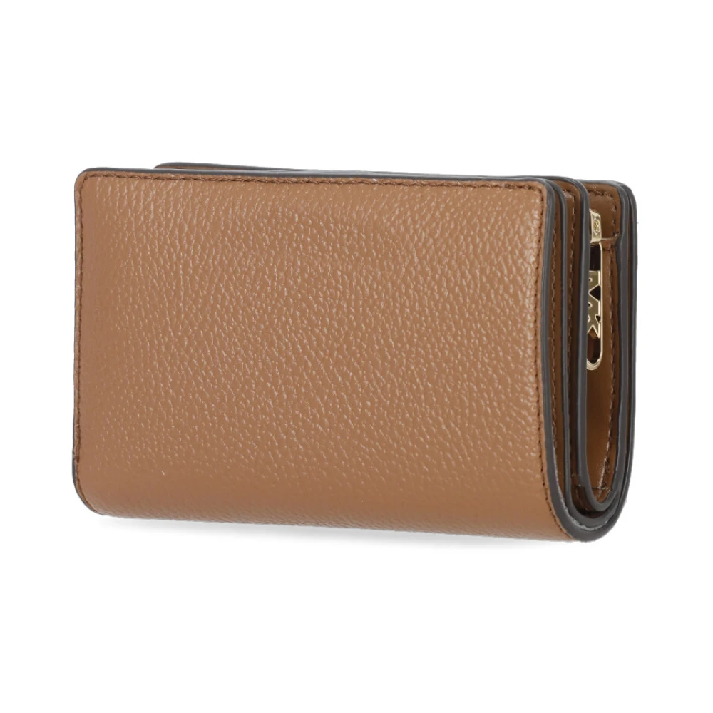 Michael Kors Bruin Leren Damesportemonnee met Munt Brown Dames