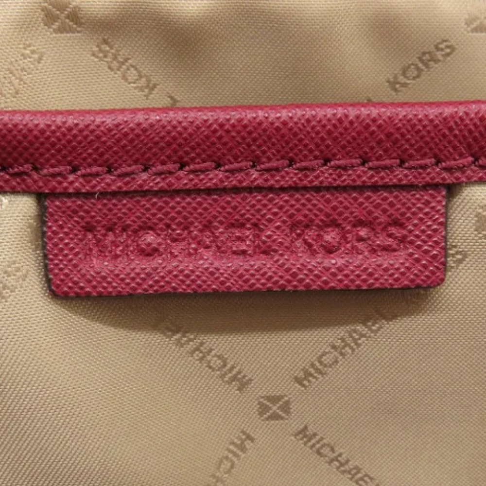 Michael Kors Pre-owned Leather shoulder-bags Red Dames