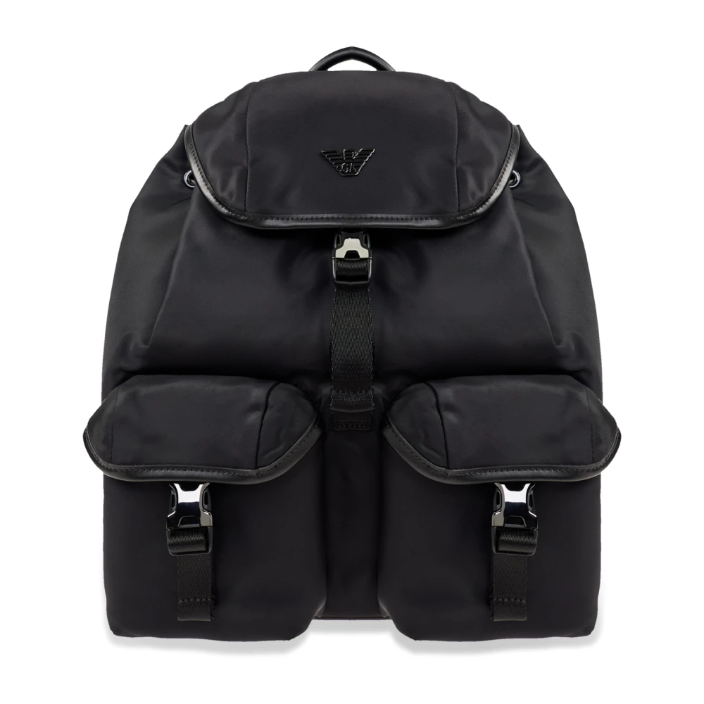 Emporio Armani Uomo Nero Zaino Multi-Tasche