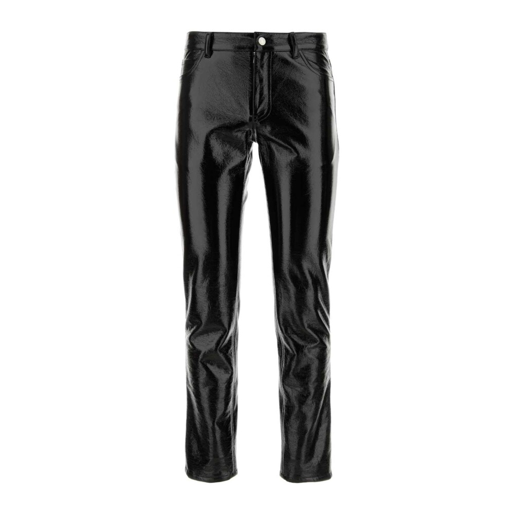 Pantalon de vinilo discount negro