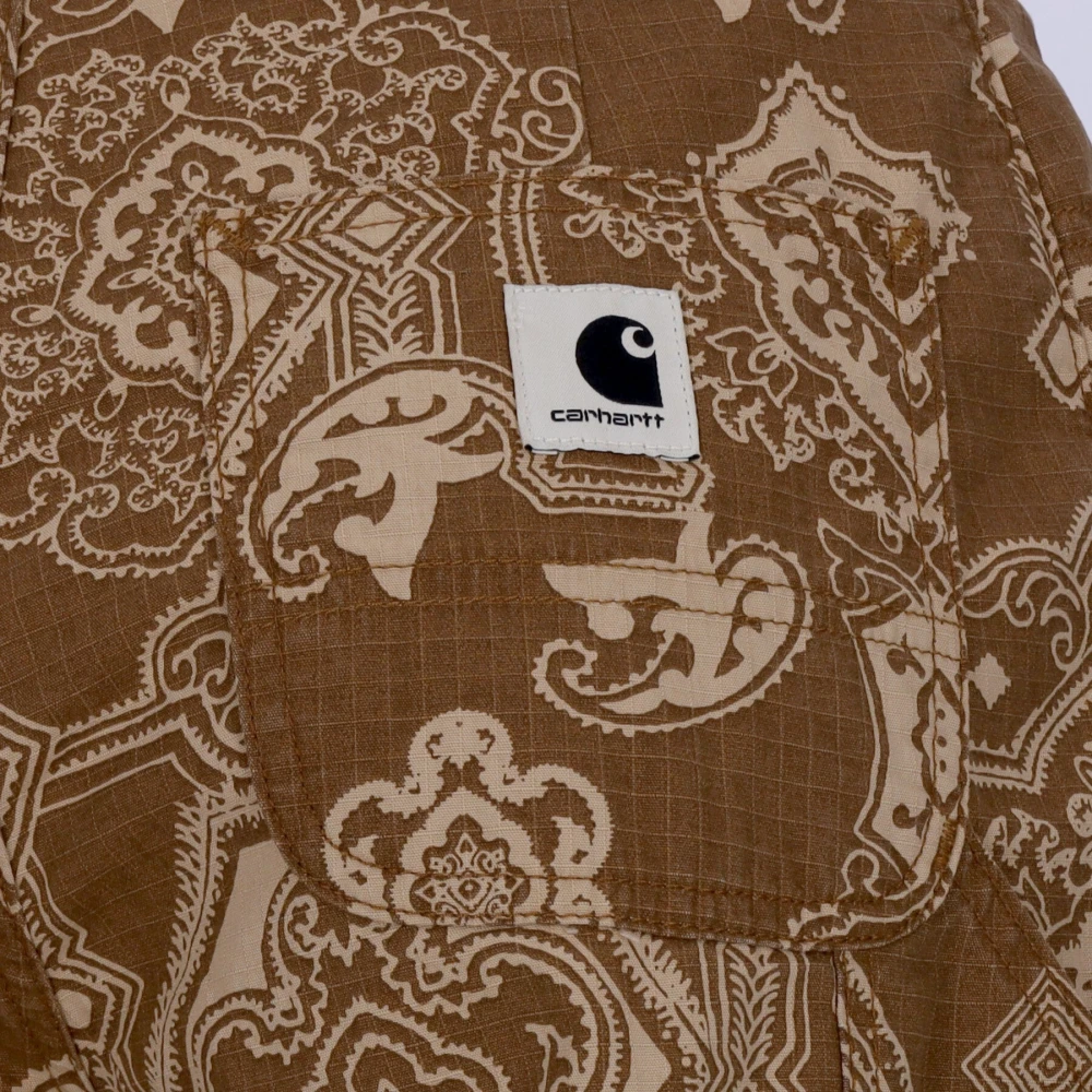 Carhartt WIP Wijde Werkbroek Brown Dames